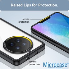 Microcase Huawei Mate 50 Pro Shield Serisi Darbeye Dayanıklı Yarı Esnek Plastik Tpu Kılıf - AL8100