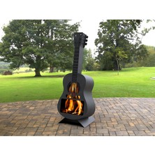 Janiyeva Gitar Metal Şömine Ateş Çukuru Mangal