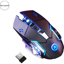 Haoruiqi 3200DPI Kablosuz Şarj Edilebilir Rgb Oyun Ergonomik Fare(Yurt Dışından)