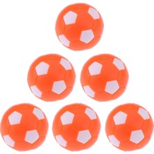 Zwinz 6 Pcs Masa Futbol Topları Foosballs Mini Futbol 36 mm. Masa Üstü Oyun Turuncu (Yurt Dışından)