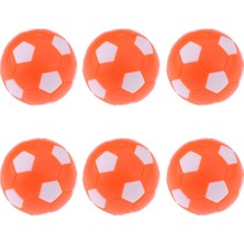 Zwinz 6 Pcs Masa Futbol Topları Foosballs Mini Futbol 36 mm. Masa Üstü Oyun Turuncu (Yurt Dışından)