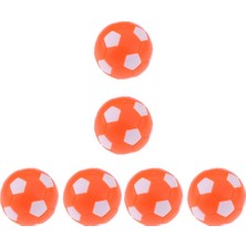 Zwinz 6 Pcs Masa Futbol Topları Foosballs Mini Futbol 36 mm. Masa Üstü Oyun Turuncu (Yurt Dışından)