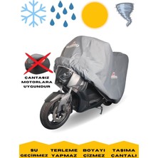 MaxDurable Honda Cb 650 F Motor Brandası Çantasız Motorlara Uygun Su Geçirmez Motosiklet Brandası