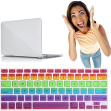 Haoruiqi Macbook Pro 13 "15" Silikon Koruyucu Klavye Kapak - Mavi (Yurt Dışından)