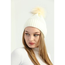 Elif İç Giyim Kadın Kışlık Ponponlu Triko Bere