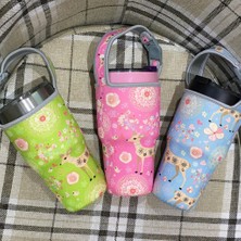 Kenan 2pcs Tumbler Taşıyıcı Tutucu Çanta Içecekleri Açık Hava Yürüyüşü Pinkdeer Gökyüzü Için Kollu Tutucu (Yurt Dışından)