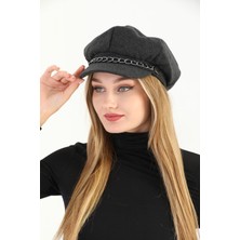 Elif İç Giyim Kadın  Zincirli Kaşe Ressam Şapka