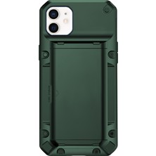 Buff iPhone 11 Slide Armor Kılıf Dark Green