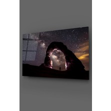 Taulart Gece ve Yıldızlar Cam Tablo