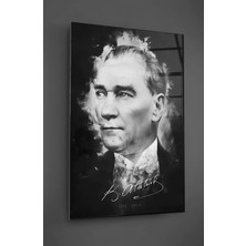 Taulart Atatürk Portresi Cam Tablo