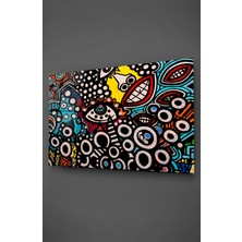 Taulart Renkli Karikatür Cam Tablo