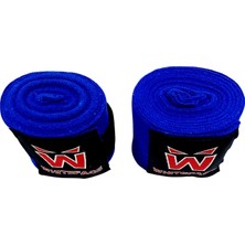 Whiteface Elastik Boks Bandajı (Mavi) 5m