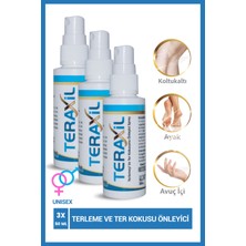 Teraxil El Ayak Koltuk Altı ve Sprey 50 ml 3'lü Set