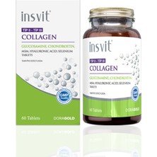 İnsvit Collagen Tip 2 Tip 3 Hyaluronic Acid Msm Kondroitin Selenyum 60 Tablet  3 Adet
