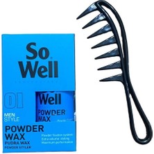 So Well Sowell Powder Pudra Wax &  Wax Şekil Tarağı