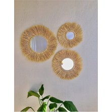 Tiem Concept Rafya Ayna 3 Parça Rafya