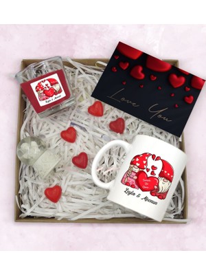 Bk Gift Sevgiliye Özel Hediye Seti-3-2, Yıl Dönümü Hediyesi, Isimli Kupa, Sevgiliye Hediye, Sevgililer Günü Hediyesi