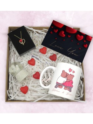 Bk Gift Sevgiliye Özel Hediye Seti-4-4, Yıl Dönümü Hediyesi, Isimli Kupa, Sevgiliye Hediye, Sevgililer Günü Hediyesi