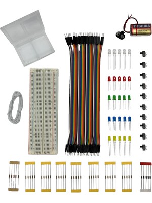 Arduino Elektronik Başlangıç Seti Elektronik Set-1 / 125 Parça