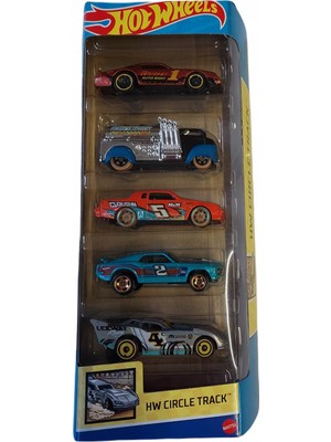 Hot Wheels 5'li Araba Seti - Circle Track 01806-HLY65