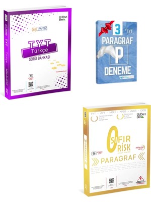 ÜçDörtBeş Yayınları TYT Türkçe ve Paragraf Sıfır Risk