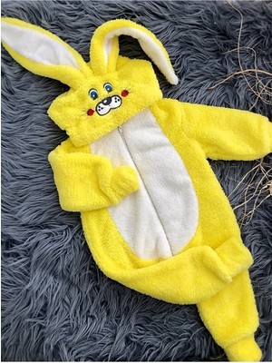 Bebelop Tavşan Şapkalı Welsoft Peluş Uyku Tulumu