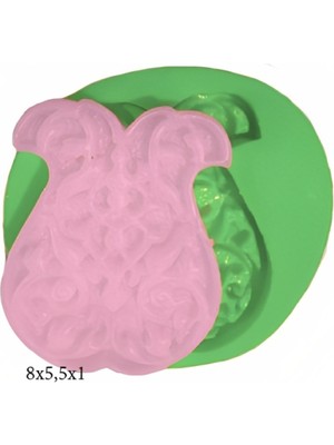 Butedo Eşya Figürleri Silikon Şeker Hamuru Dekor, Sabun, Saksı ve Mum Kalıbı