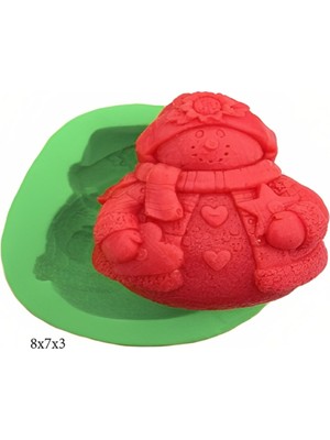 Butedo Bebek Modeli Silikon Şeker Hamuru Dekor, Sabun, Saksı ve Mum Kalıbı