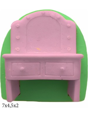 Butedo Eşya Figürleri Silikon Şeker Hamuru Dekor, Sabun, Saksı ve Mum Kalıbı