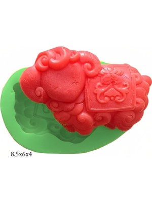 Butedo Hayvan Figürleri Silikon Şeker Hamuru Dekor, Sabun, Saksı ve Mum Kalıbı