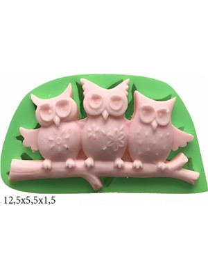 Butedo Hayvan Figürleri Silikon Şeker Hamuru Dekor, Sabun, Saksı ve Mum Kalıbı