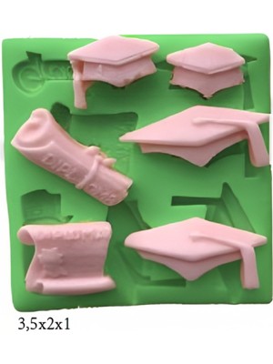 Butedo Özel Gün Figürleri Silikon Şeker Hamuru Dekor, Sabun, Saksı ve Mum Kalıbı