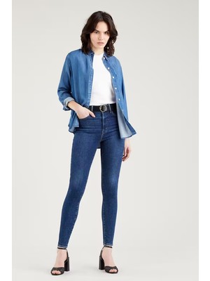 Levi's Pamuklu Yüksek Bel Süper Skinny Mile Jeans Bayan Kot Pantolon 22791
