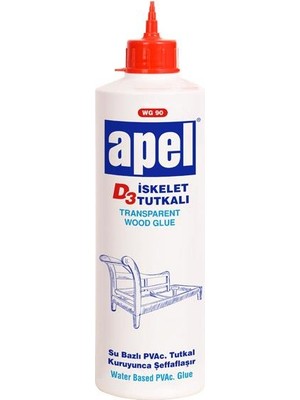 Ergün Store Apel D3 İskelet Tutkalı Ahşap Mdf Mobilya Tutkal Şeffaf Güçlü 700 Gr WG90 - TUT337