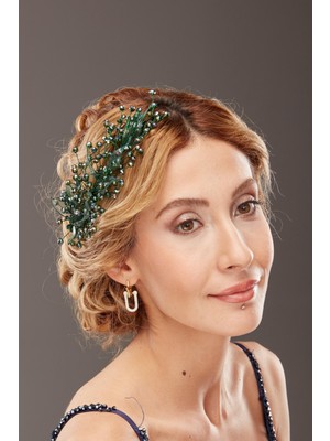 Simay Aksesuar Gelin Kınadüğün Saç Aksesuarı,gelin Tacı,kına Tacı