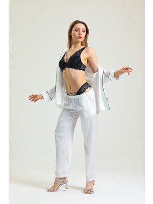 Magic Form 4686 Kadıntaşlı Dantelli Sütyen-Siyah10