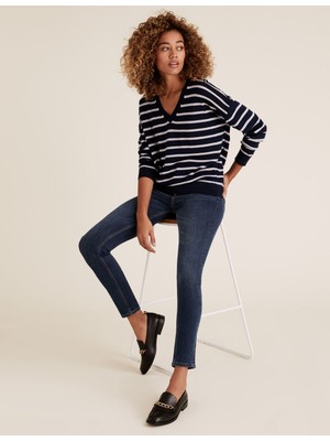 Marks & Spencer Skinny Fit Yüksek Bel Magic Jean Pantolon