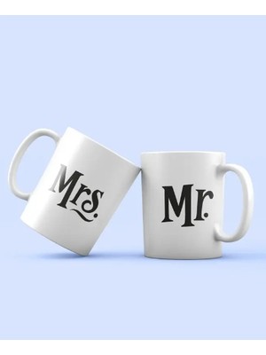 Bikutumutluluk Mr & Mrs Kupa Bardak Seti (2'li)