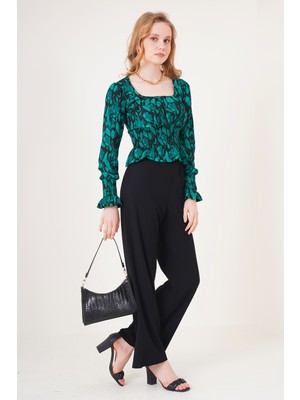 Bigdart 6543 Örme Pantolon - Siyah