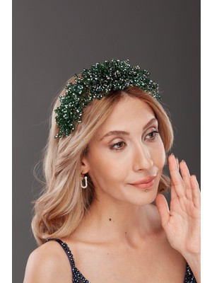 Simay Aksesuar Gelin Kına Saç Aksesuarı,gelin Tacı,kına Tacı