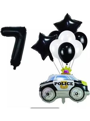 Best Parti Police ( Polis Arabası ) Folyo Balon Seti Yaş 7