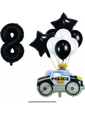 Best Parti Police ( Polis Arabası ) Folyo Balon Seti Yaş 8