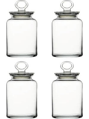 Paşabahçe 98673 Kitchen Serisi Cam Kapaklı Contalı Kavanoz 1,5 Litre - 4 Adet