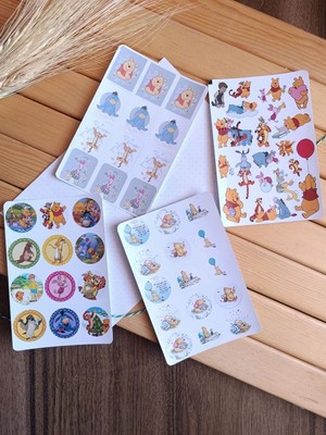 EyER Shoping Winnie The Pooh Sticker Etiket Seti