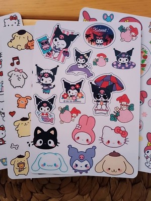 EyER Shoping Hello Kitty Sanrio 70 Adet Sticker Set Bullet Journal Için Uygundur.