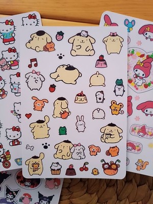 EyER Shoping Hello Kitty Sanrio 70 Adet Sticker Set Bullet Journal Için Uygundur.