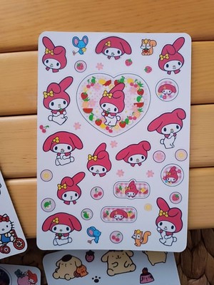 EyER Shoping Hello Kitty Sanrio 70 Adet Sticker Set Bullet Journal Için Uygundur.