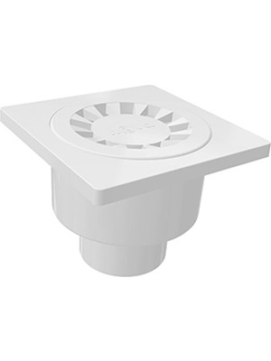 Kurna 10X10 50LİK Alttan Yer Sifonu Plastik