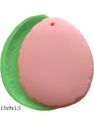 Butedo Çerçeve Modeli Silikon Şeker Hamuru Dekor, Sabun, Saksı ve Mum Kalıbı