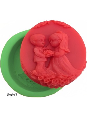 Butedo Bebek Modeli Silikon Şeker Hamuru Dekor, Sabun, Saksı ve Mum Kalıbı